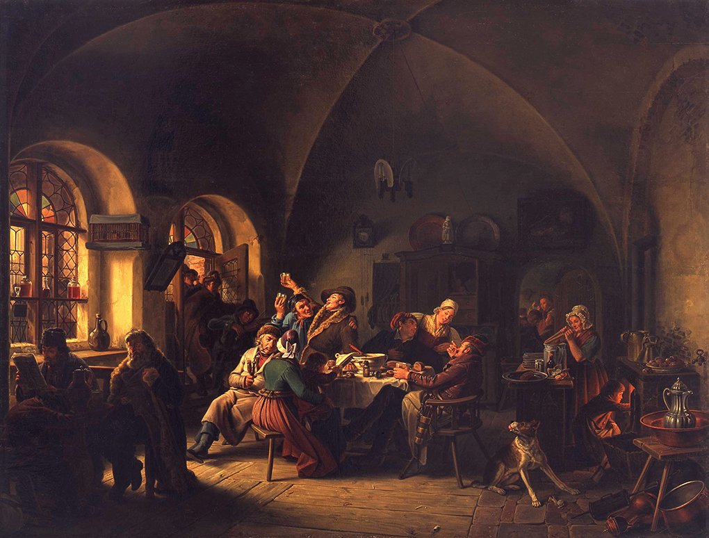 Ludwig Most, Czeska karczma, 1834, olej na płótnie, Muzeum Narodowe w Szczecinie, fot. Grzegorz Solecki & Arkadiusz Piętak